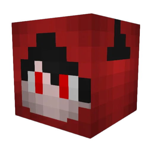 Litten357 Minecraft avatar head, 3D render