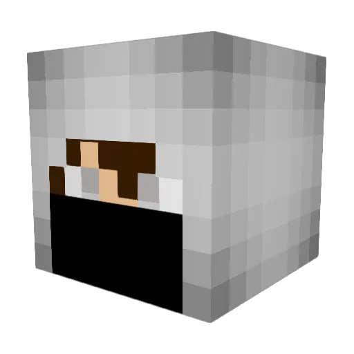 LittleAssassin16 Minecraft avatar head, 3D render