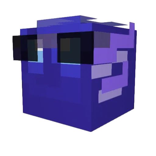 LittleAx0l0tl Minecraft avatar head, 3D render