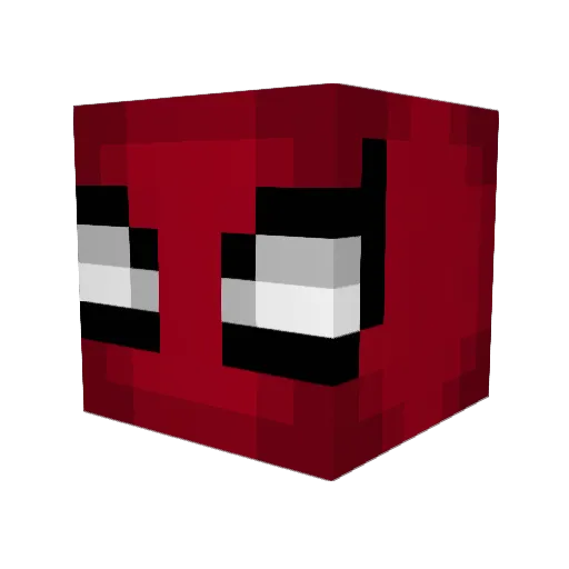 LittleBlueTech Minecraft avatar head, 3D render