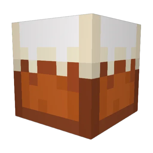 LittleBotBilly Minecraft avatar head, 3D render