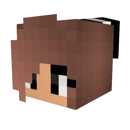 LittleBunny_11 Minecraft avatar head, 3D render