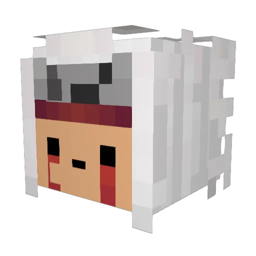 LittleChen37 Minecraft avatar head, 3D render