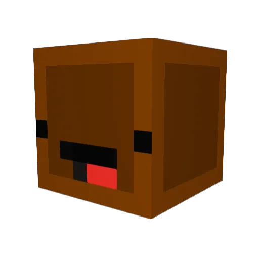 LittleComets Minecraft avatar head, 3D render