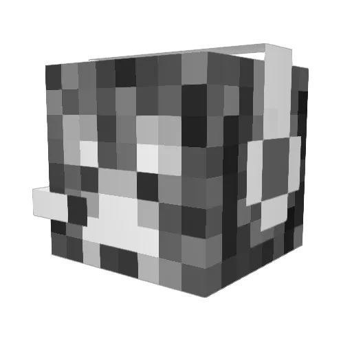 LittleCreeper_ Minecraft avatar head, 3D render