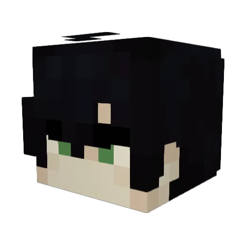LittleCupcake23 Minecraft avatar head, 3D render