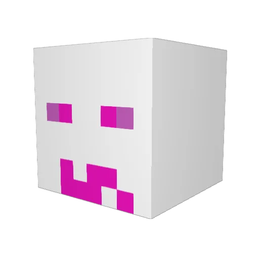 LittleDion Minecraft avatar head, 3D render
