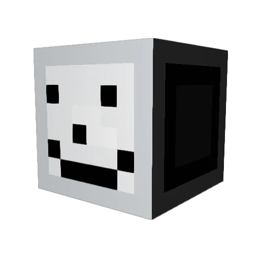 LittleDogsDead Minecraft avatar head, 3D render