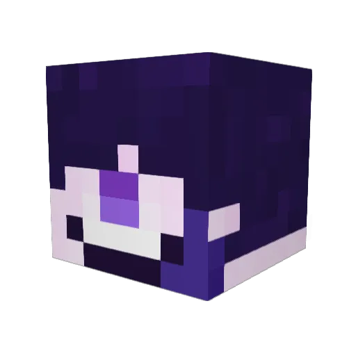 LittleDoof Minecraft avatar head, 3D render
