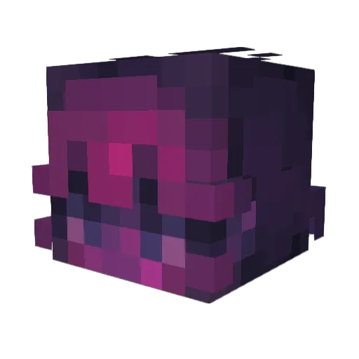 LittleE100 Minecraft avatar head, 3D render