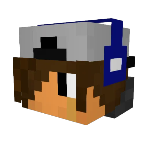 LittleGam3rz_YT Minecraft avatar head, 3D render