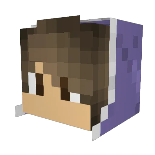 LittleGamerM Minecraft avatar head, 3D render