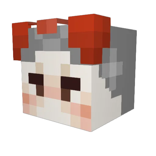 LittleGary2011 Minecraft avatar head, 3D render