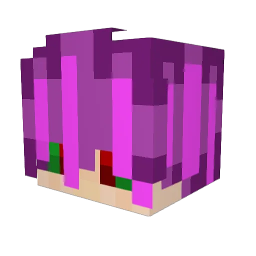 LittleGently Minecraft avatar head, 3D render