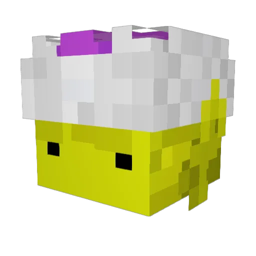 LittleGreen89 Minecraft avatar head, 3D render
