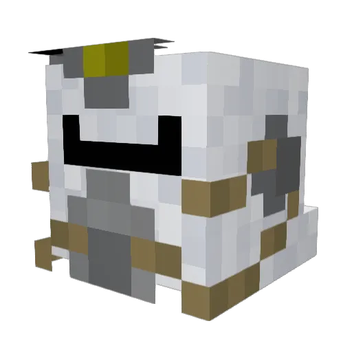 LittleGrimmReap Minecraft avatar head, 3D render