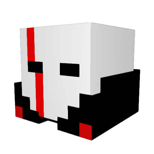 LittleHARDhead Minecraft avatar head, 3D render