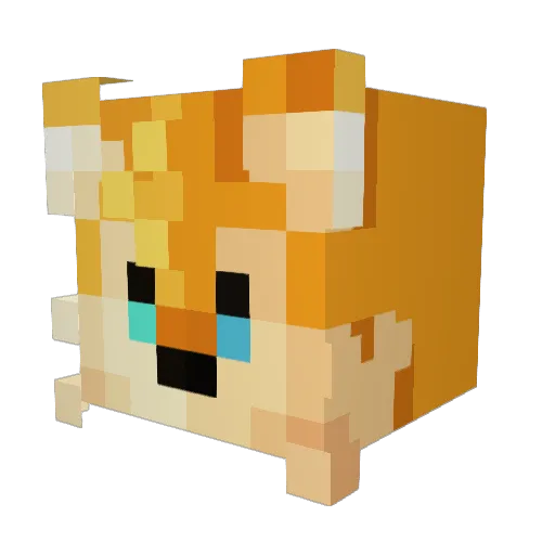 LittleHarv8352 Minecraft avatar head, 3D render