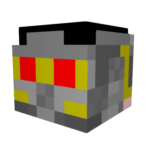 LittleHellion94 Minecraft avatar head, 3D render