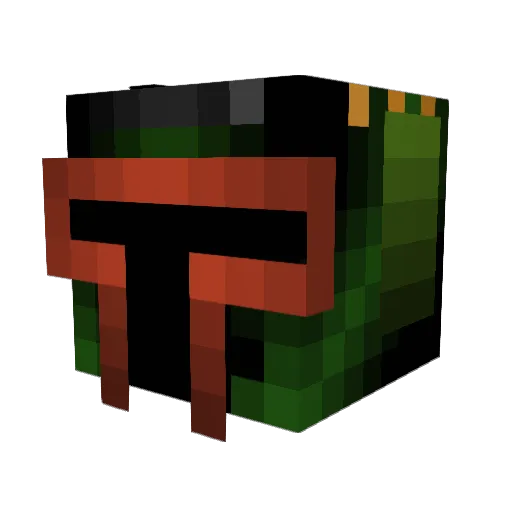 LittleJohn12384 Minecraft avatar head, 3D render