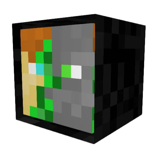 LittleJoker2010 Minecraft avatar head, 3D render
