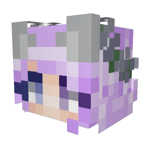 LittleJoker666 Minecraft avatar head, 3D render