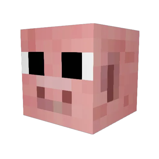 LittleKentri Minecraft avatar head, 3D render
