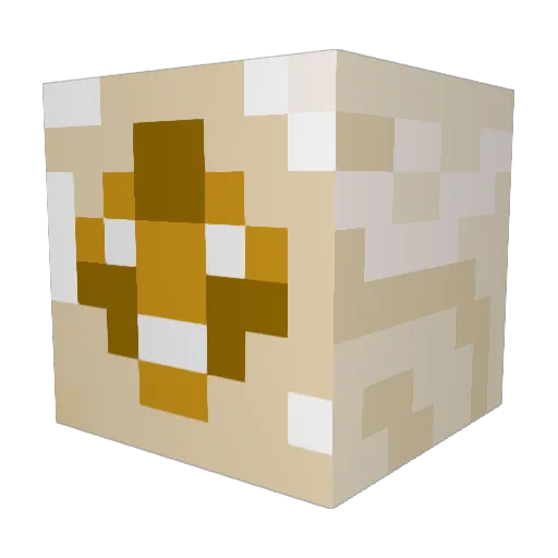 LittleKyuu Minecraft avatar head, 3D render