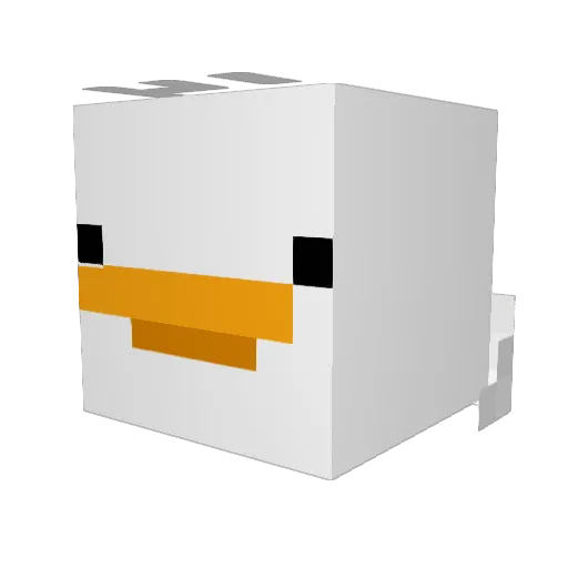 LittleLahr Minecraft avatar head, 3D render