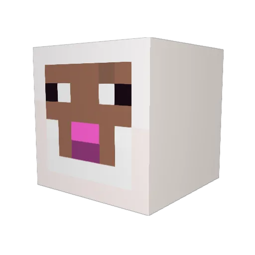 LittleLamp2003 Minecraft avatar head, 3D render