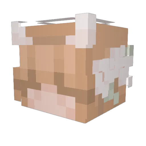 LittleLilly718 Minecraft avatar head, 3D render