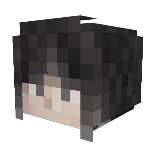 LittleLoVead Minecraft avatar head, 3D render