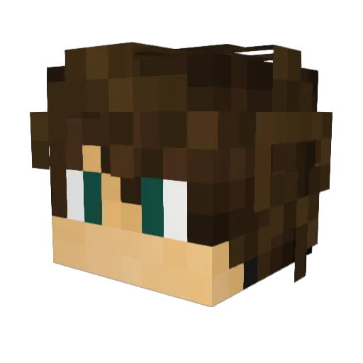 LittleLord09 Minecraft avatar head, 3D render