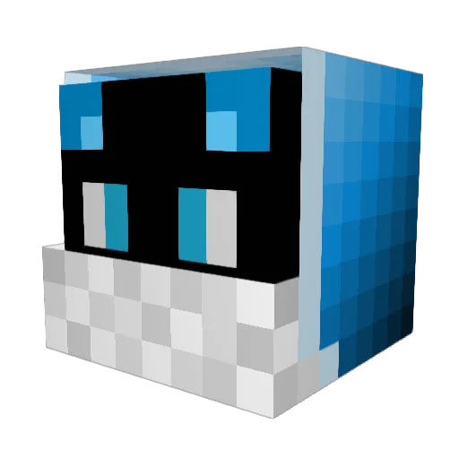 LittleLu1221 Minecraft avatar head, 3D render
