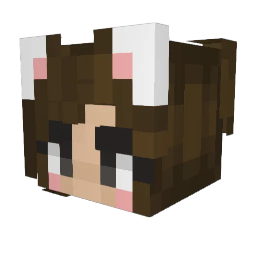 LittlePicky Minecraft avatar head, 3D render