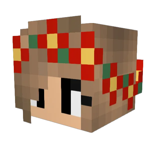LittlePixie2001 Minecraft avatar head, 3D render
