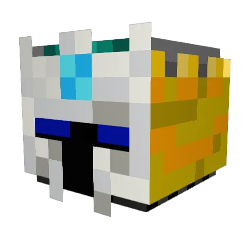LittleRedRanger Minecraft avatar head, 3D render