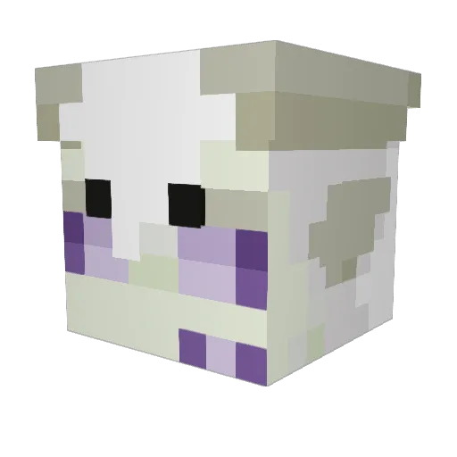 LittleReenShadow Minecraft avatar head, 3D render