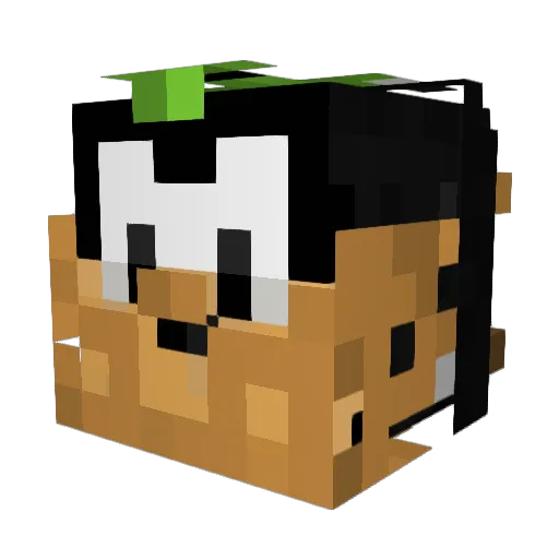 LittleRock17 Minecraft avatar head, 3D render