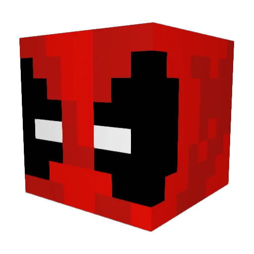 LittleScare8424 Minecraft avatar head, 3D render