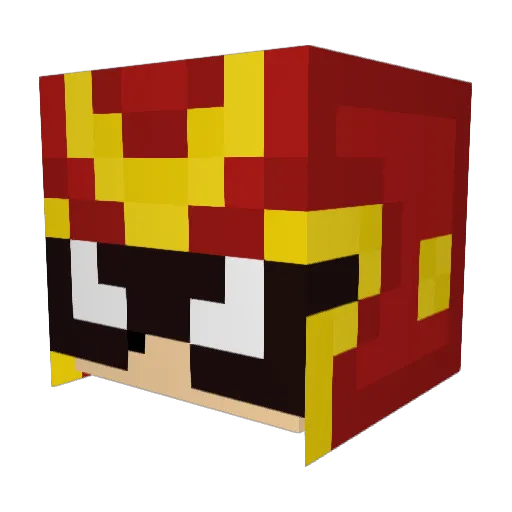 LittleScartaz Minecraft avatar head, 3D render