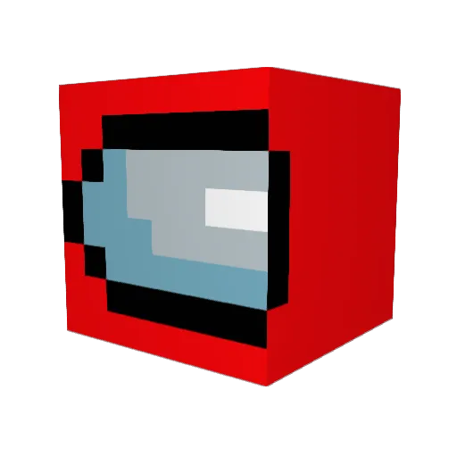 LittleSliced Minecraft avatar head, 3D render