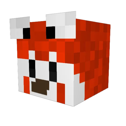 LittleSnakeBit Minecraft avatar head, 3D render