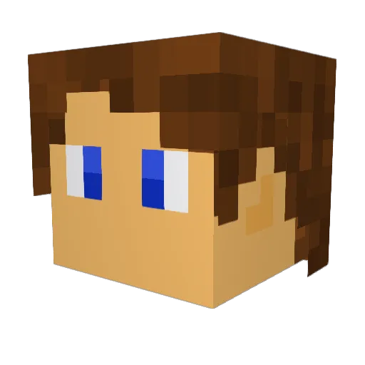 LittleSoulEaterX Minecraft avatar head, 3D render