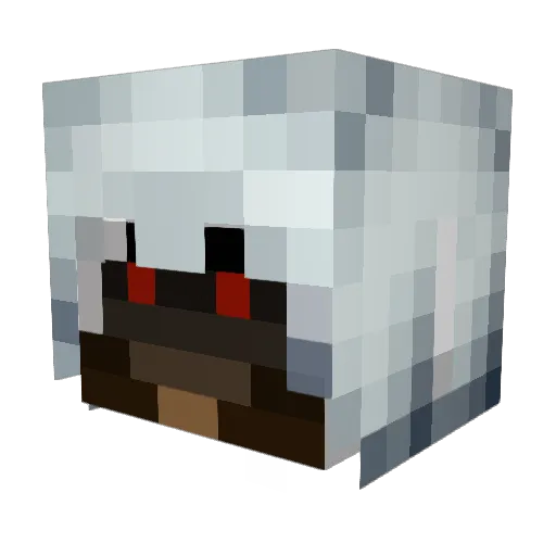LittleSquishee Minecraft avatar head, 3D render