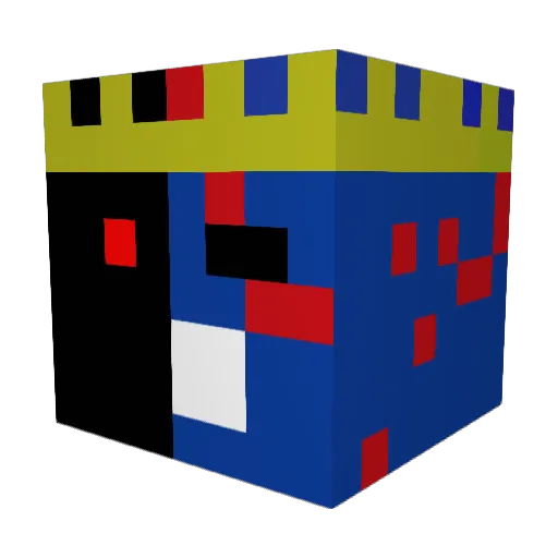 LittleStig14 Minecraft avatar head, 3D render