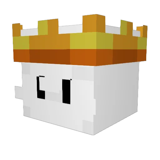LittleTankMan Minecraft avatar head, 3D render