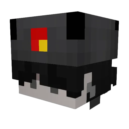 LittleTuto Minecraft avatar head, 3D render