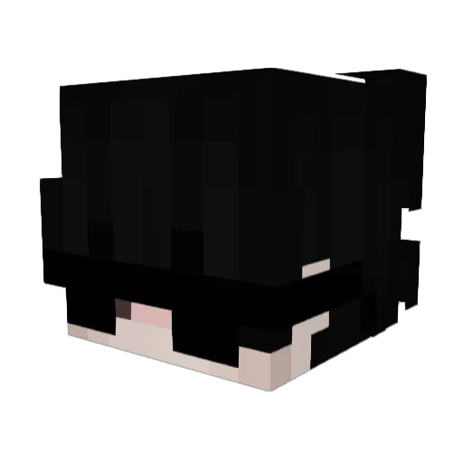 LittleVolf Minecraft avatar head, 3D render