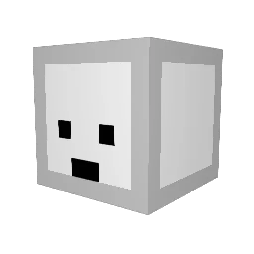 LittleWiggle Minecraft avatar head, 3D render